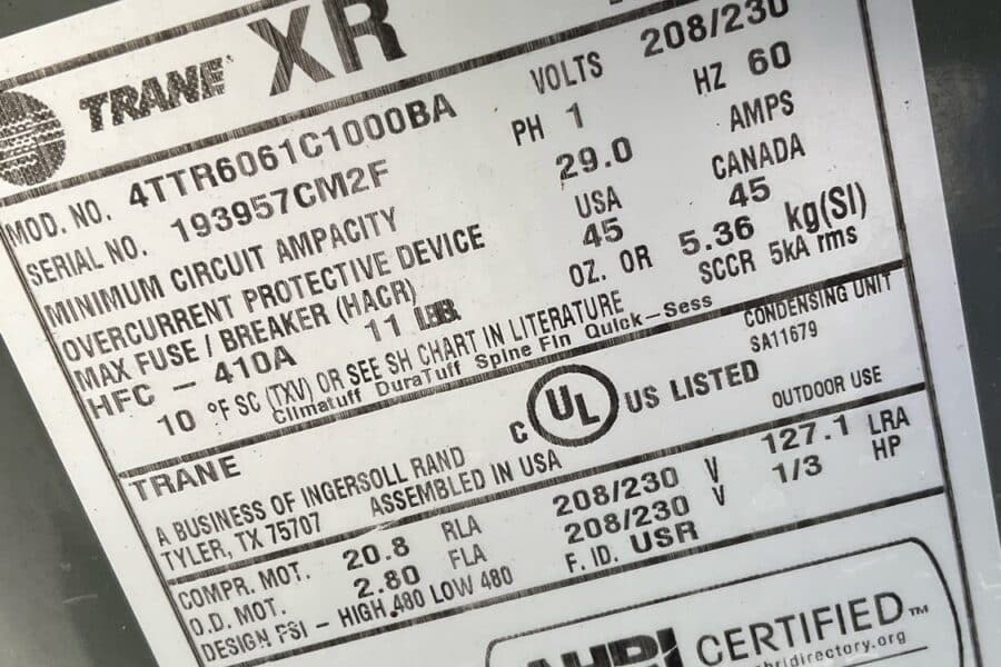AC Specs